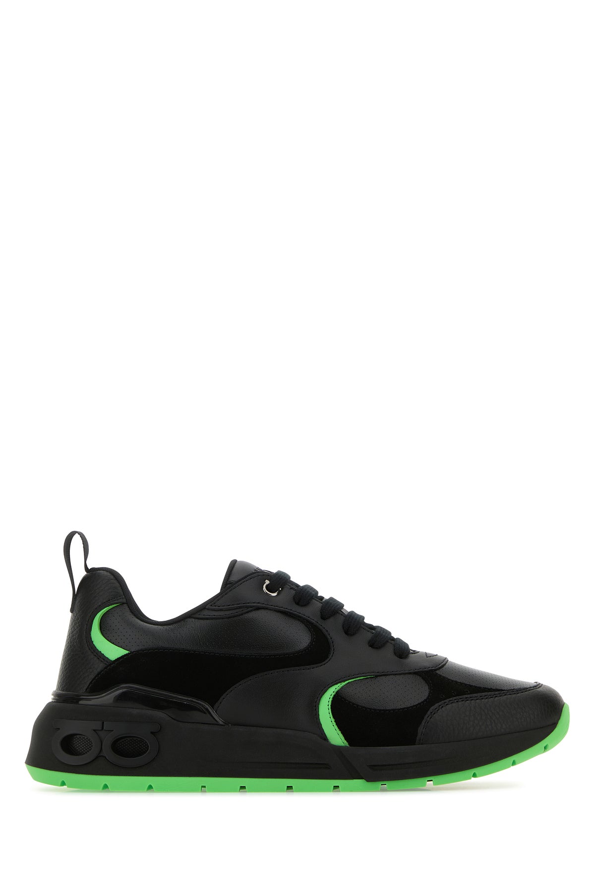 Ferragamo Sneakers Cosimina in pelle nera