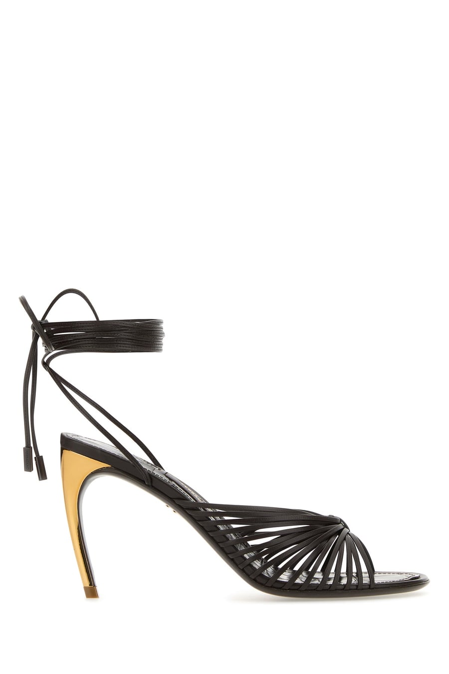 Ferragamo Sandali Atena in pelle testa di moro