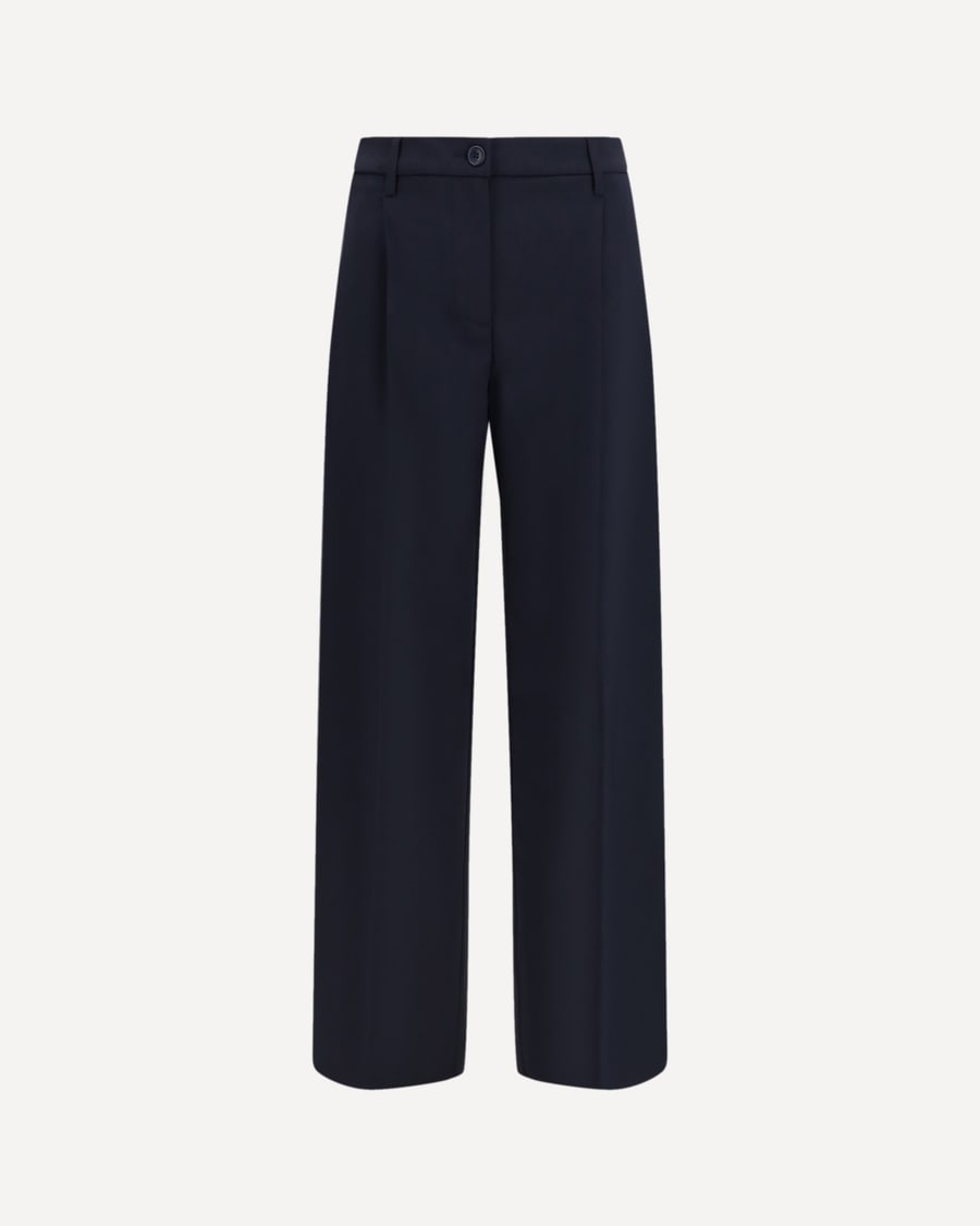CRUNA Wide-leg virgin wool Pants, view 3