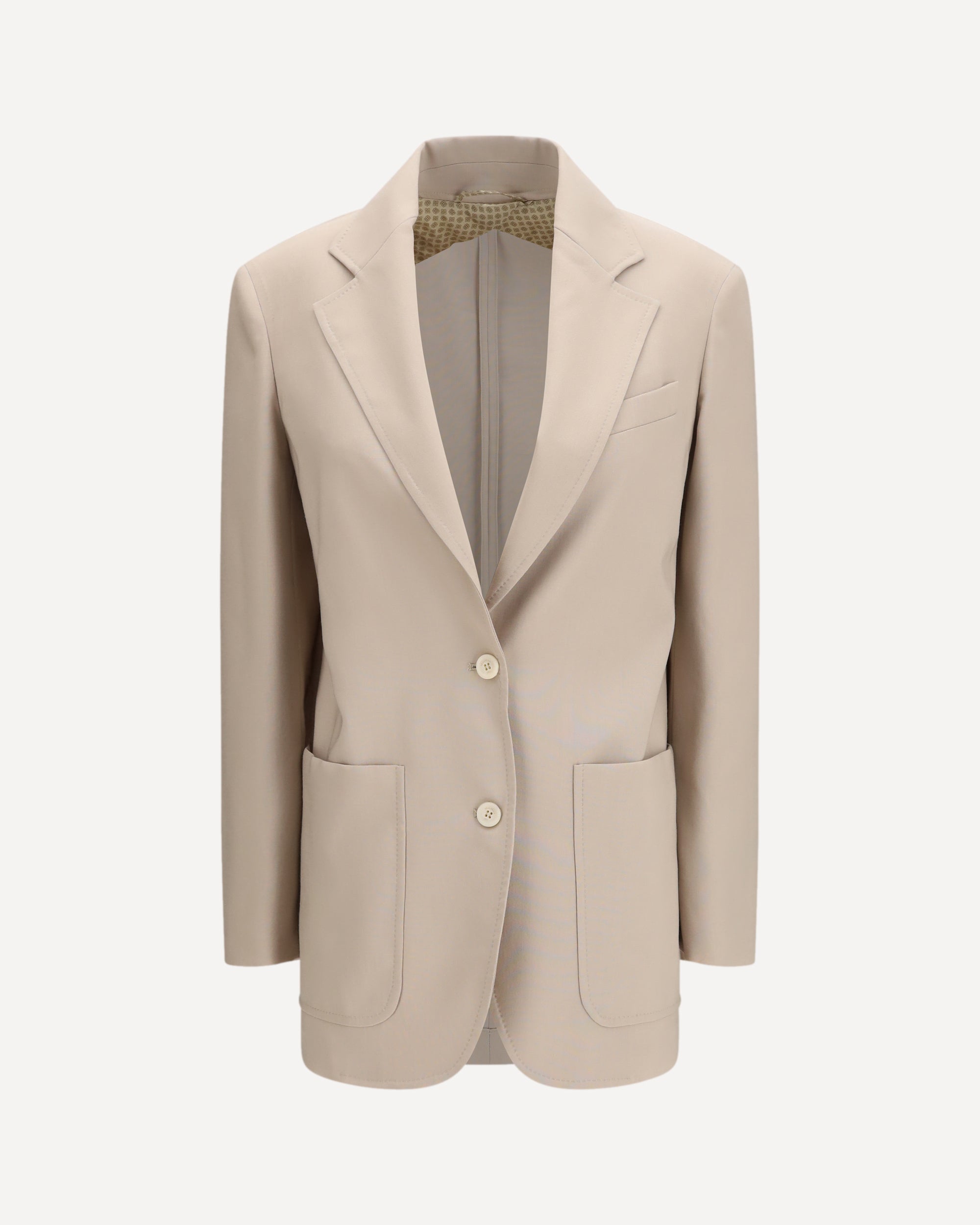 Max Mara Single-breasted wool-blend Blazer