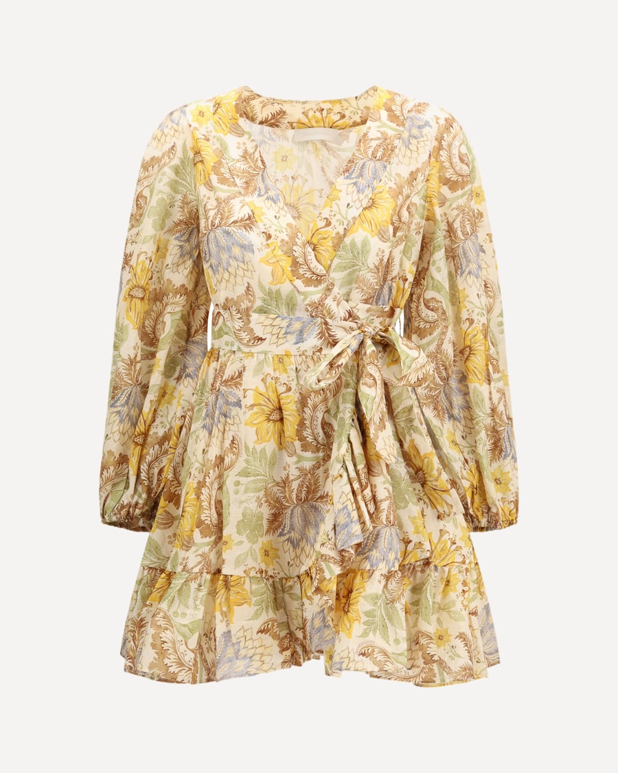Zimmermann Daylight wrap mini Dress