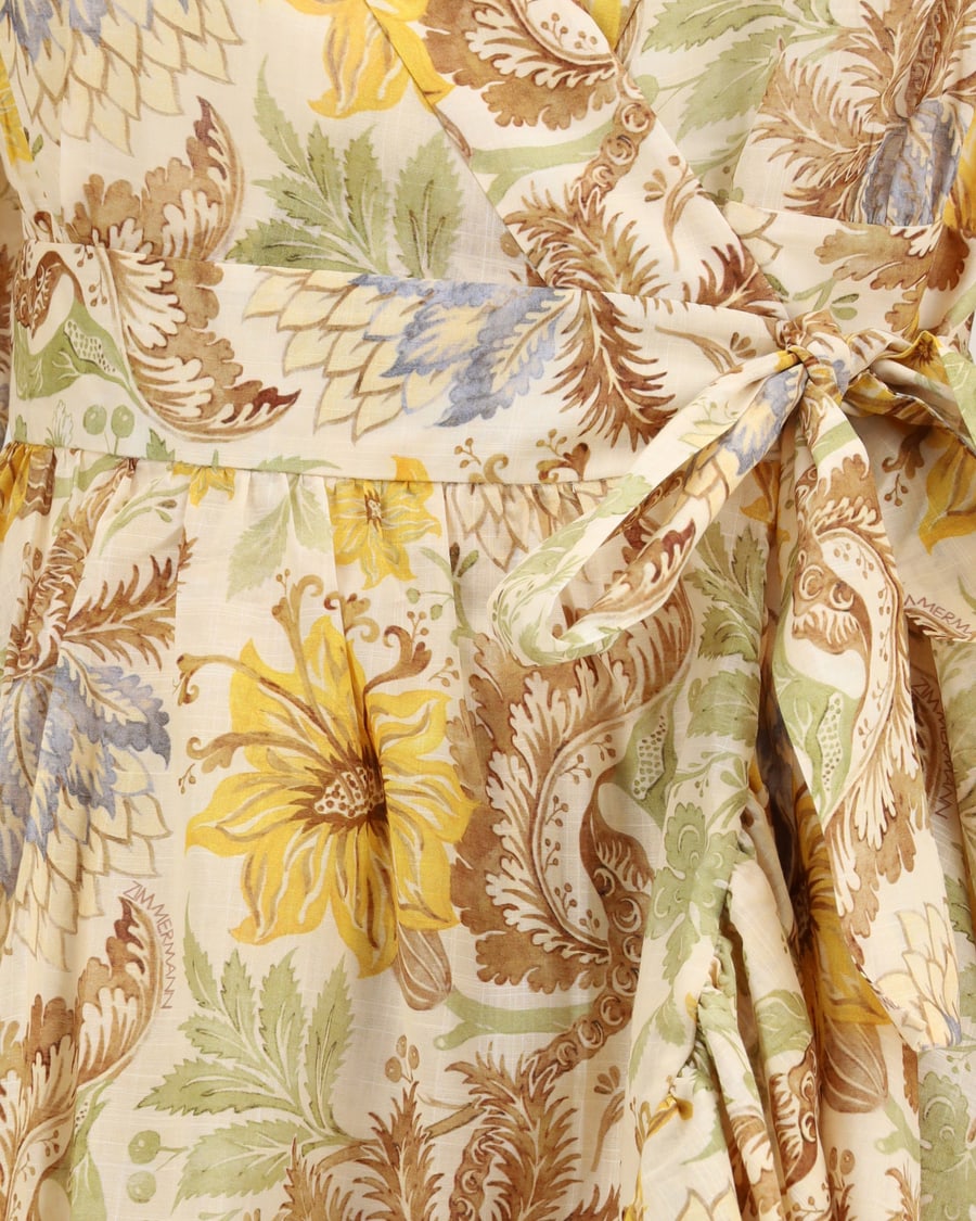 Zimmermann Daylight wrap mini Dress, view 5