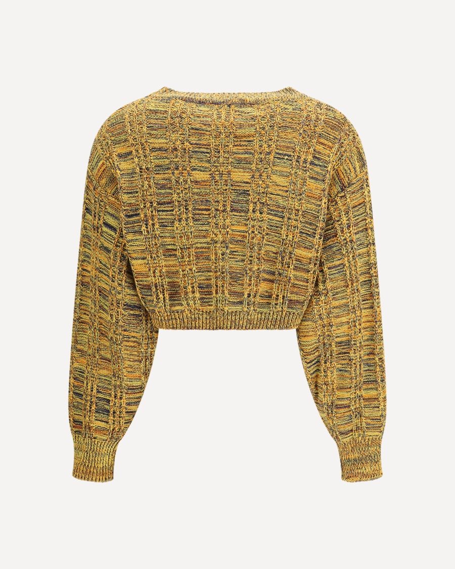 KRISTINA TI Groove crop Sweater, view 4