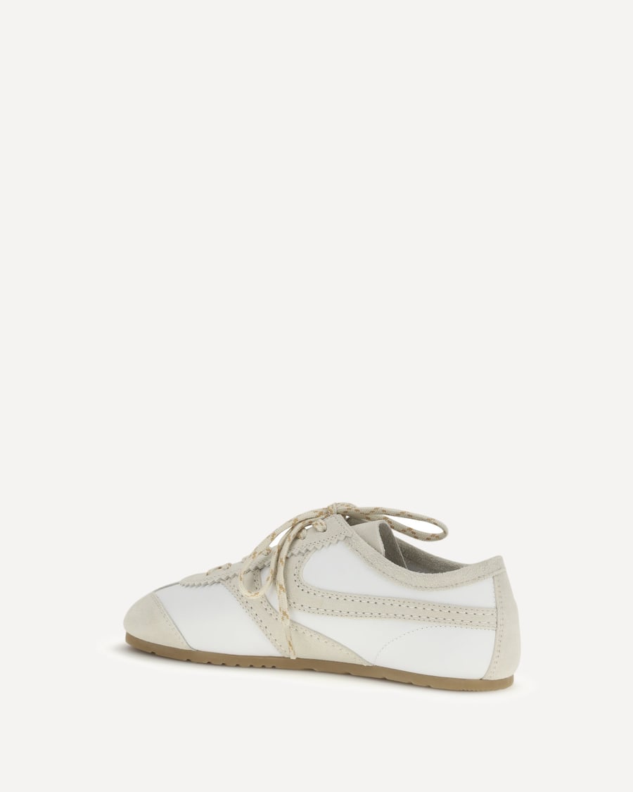 Dries Van Noten Leather Sneakers, view 2