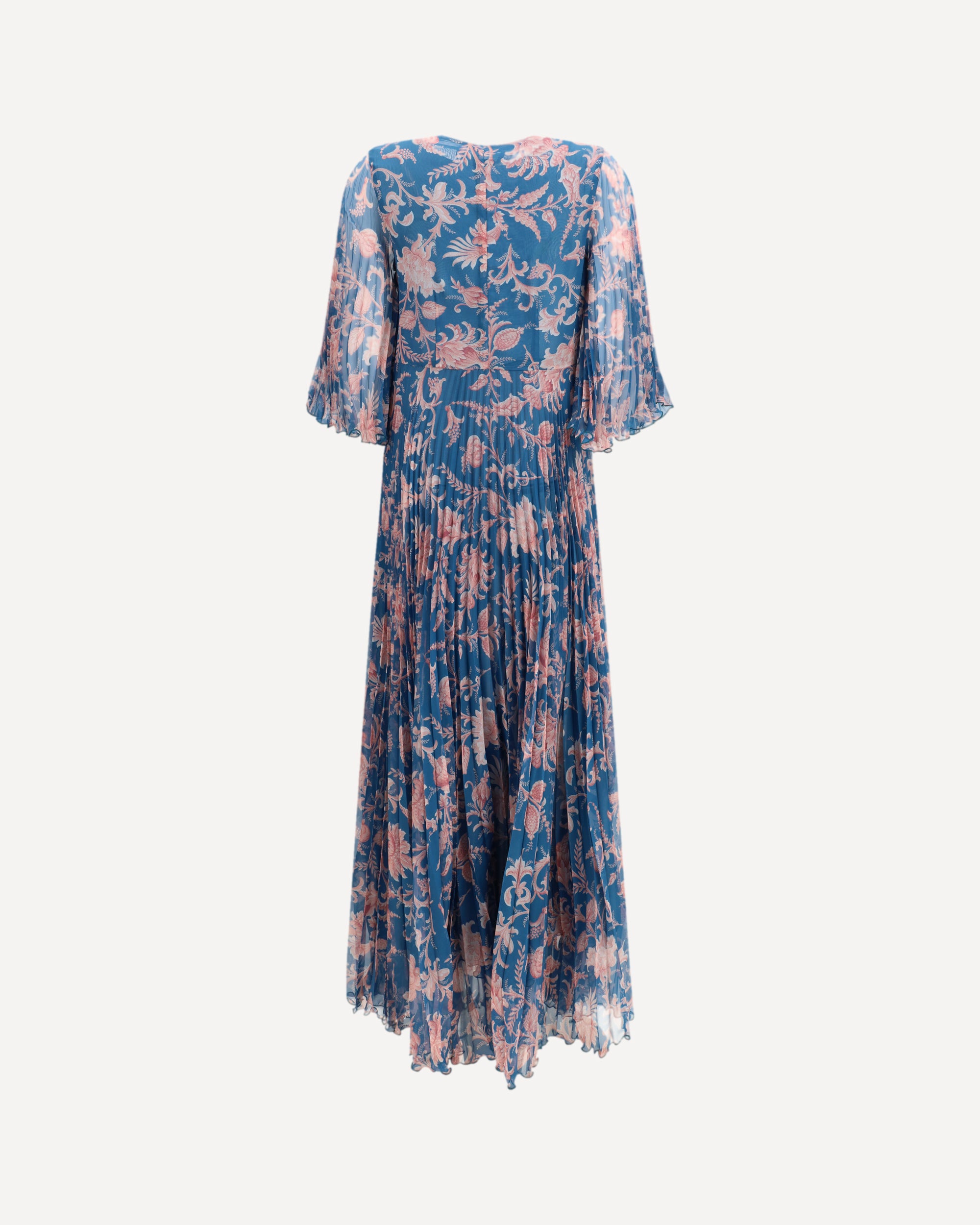 Etro Maxi pleated Dress with flared sleeves, view 2