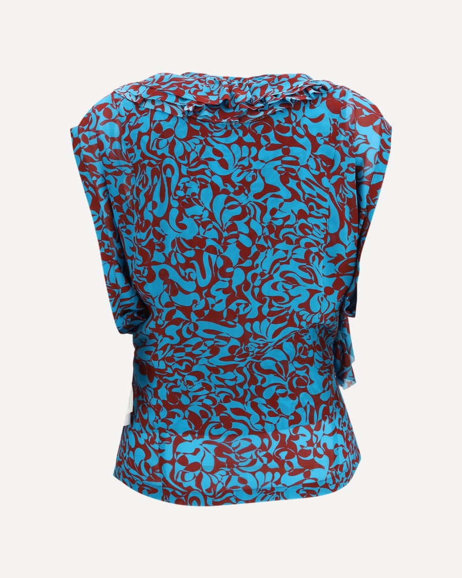 Dries Van Noten Printed cotton Blouse, view 4