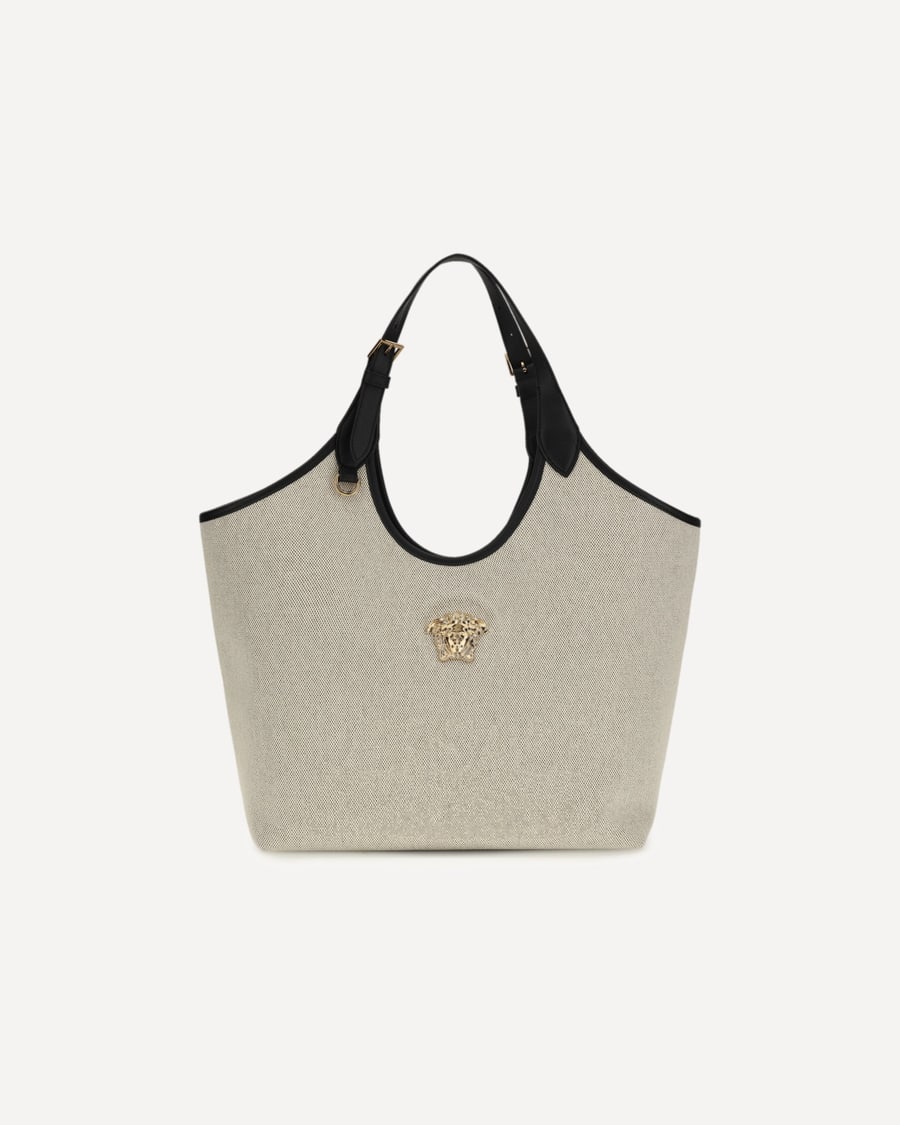 Versace Tote Fabric Calf Leather, view 3