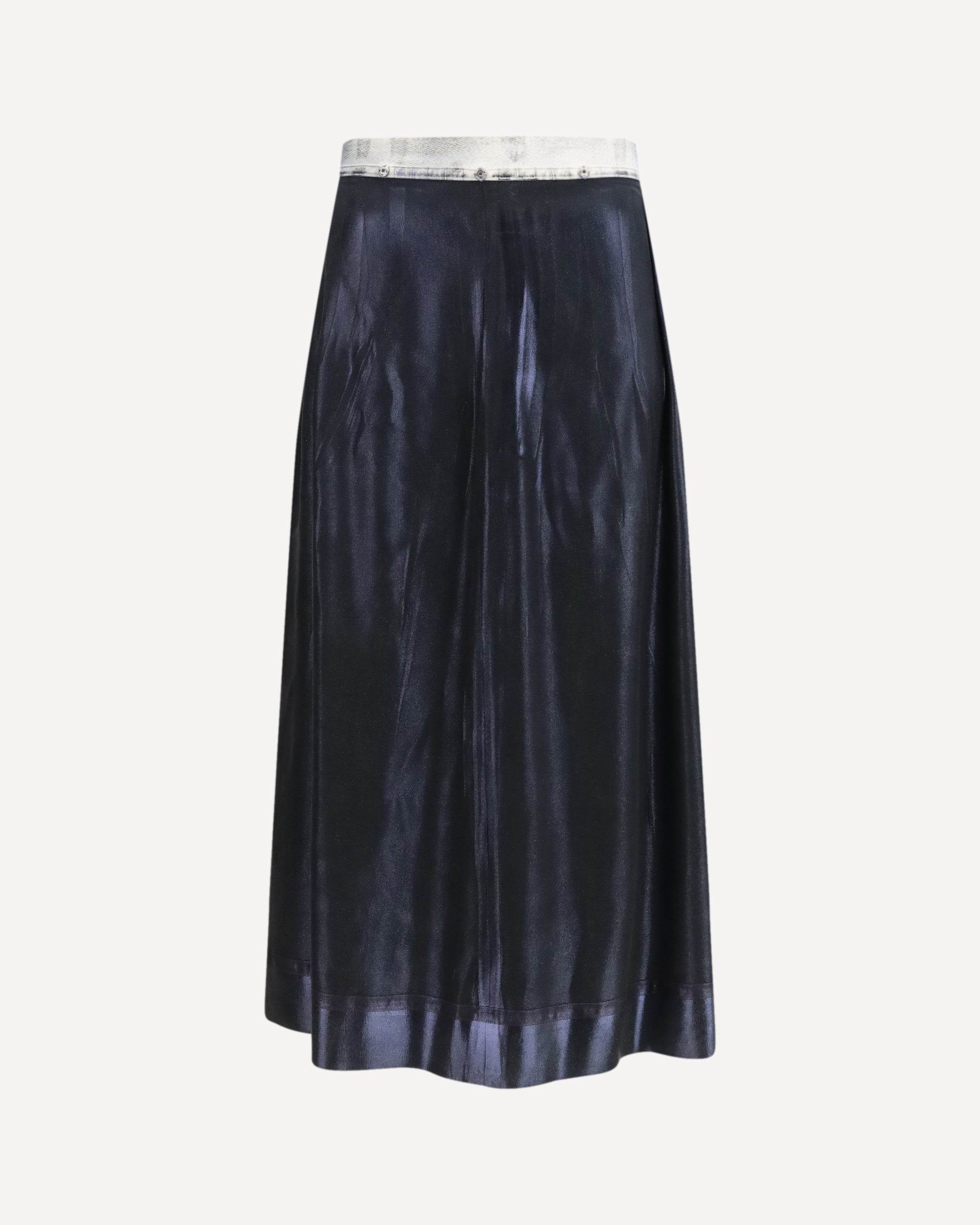 MARGIELA Foil-treated midi Skirt