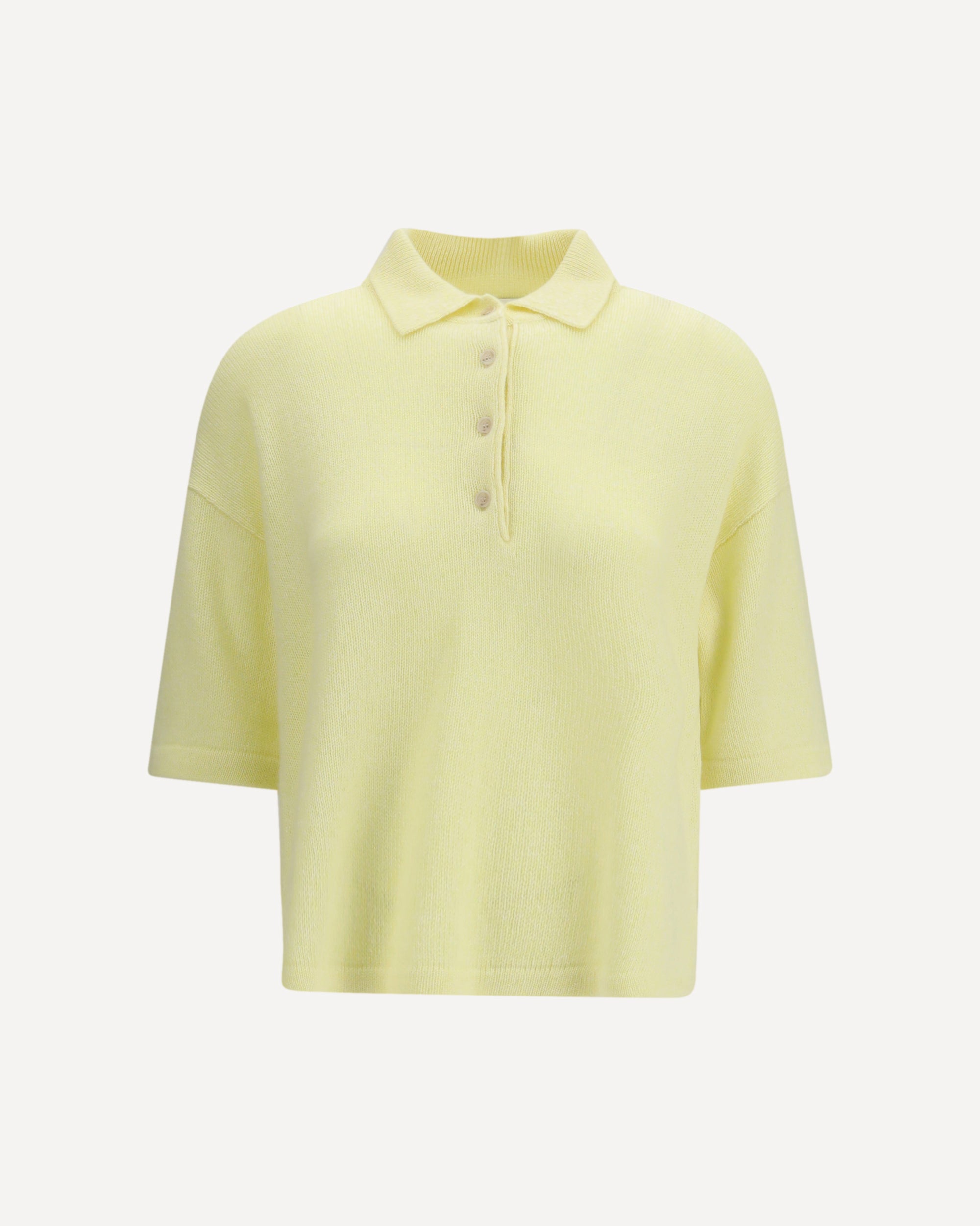 ALLUDE Short-sleeve polo neck Sweater