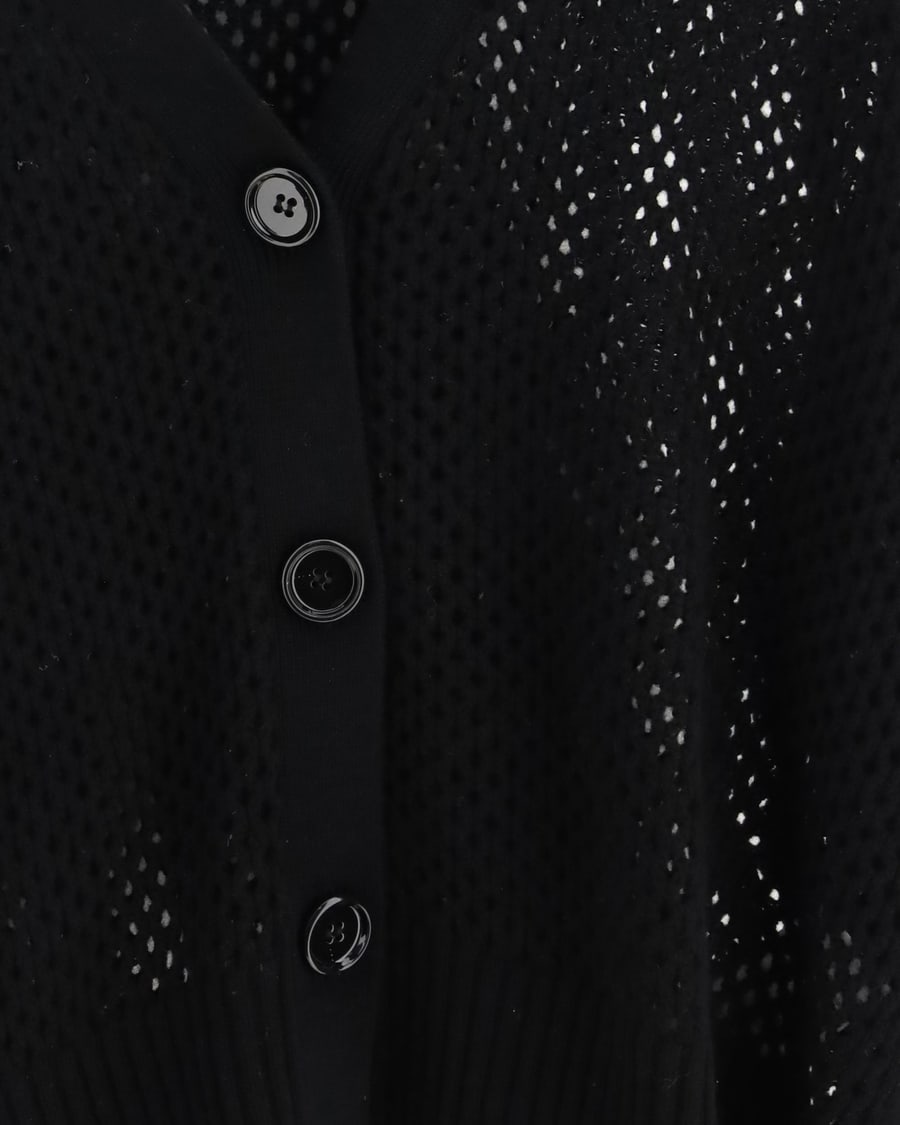ALLUDE V-neck buttoned Cardigan, view 5