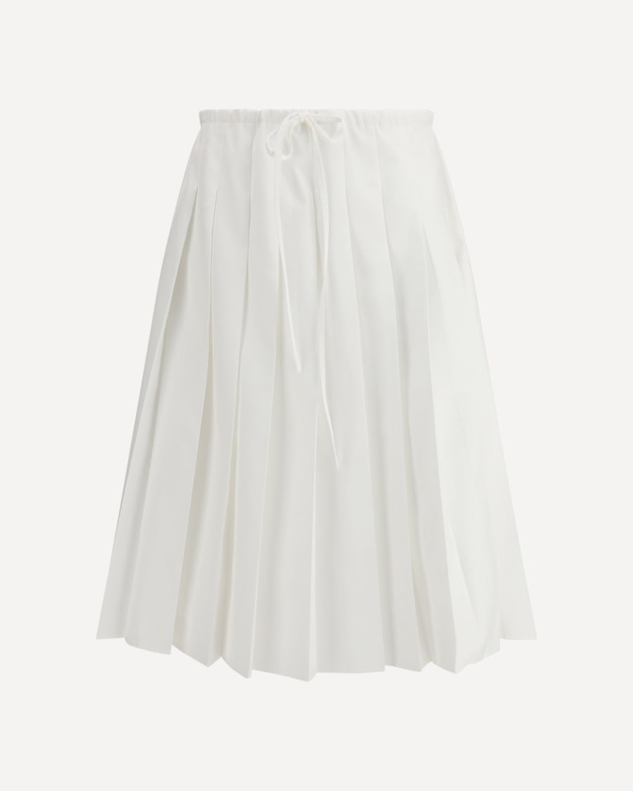 Prada Pleated jersey Skirt, view 3
