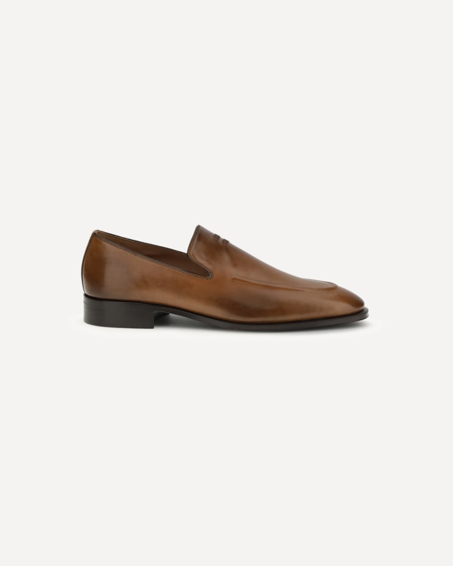 Miu Miu Leather Loafers, view 3
