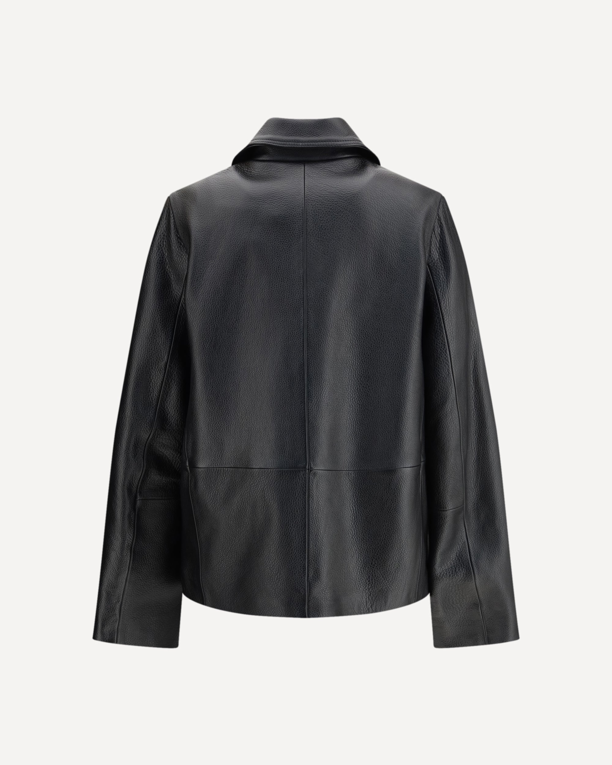 Toteme Grained leather Jacket, view 2