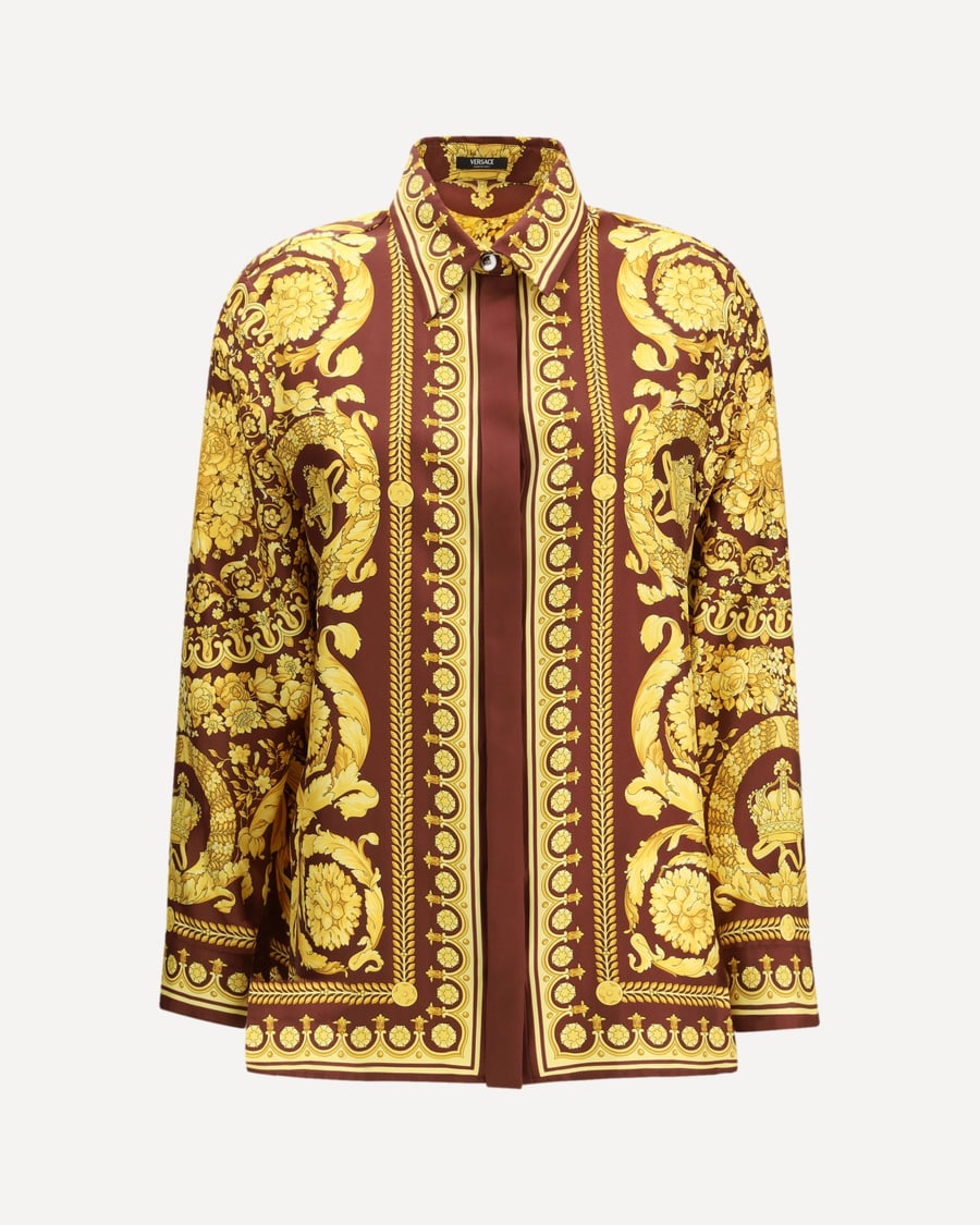 Versace Printed silk Shirt