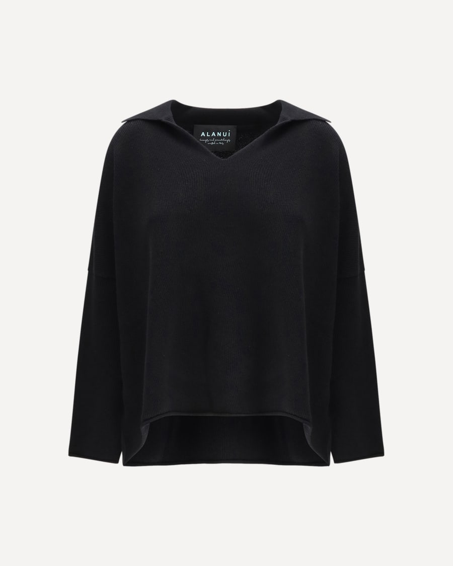 ALANUI Sweater with polo collar, view 3