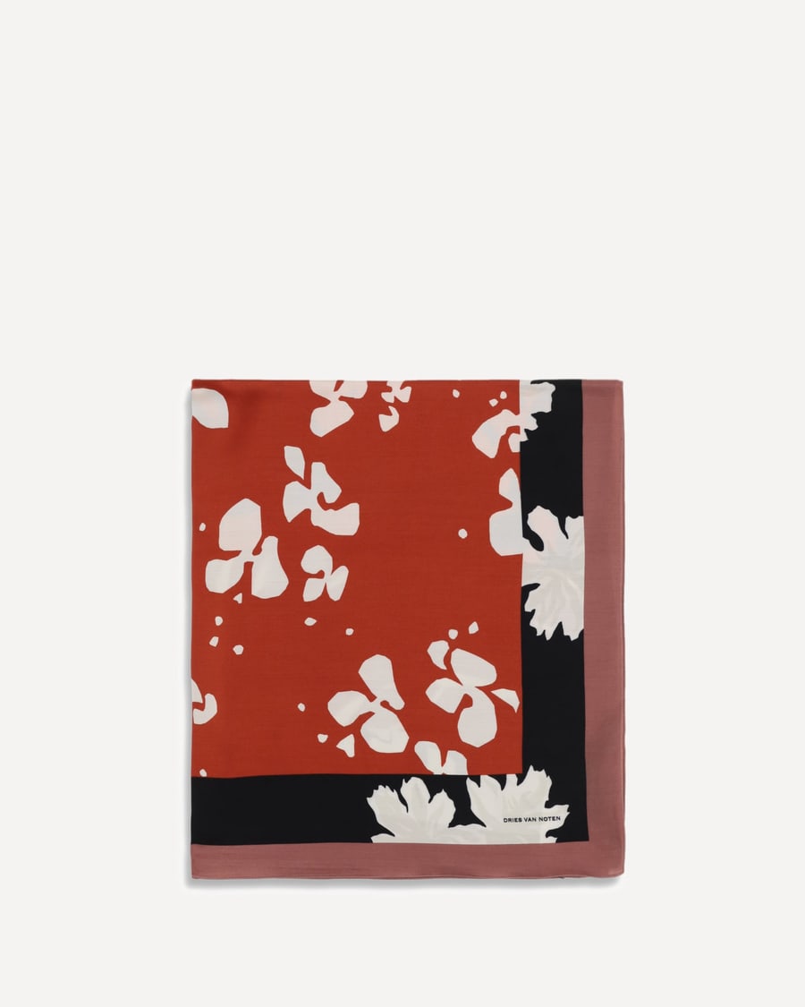 Dries Van Noten Printed viscose Scarf