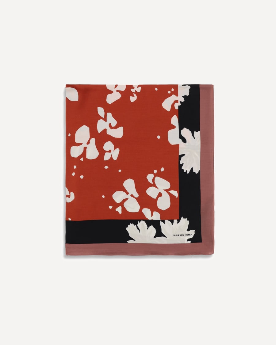 Dries Van Noten Printed viscose Scarf, view 3