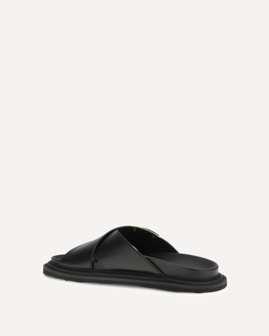 Moschino Leather Sandals, view 2