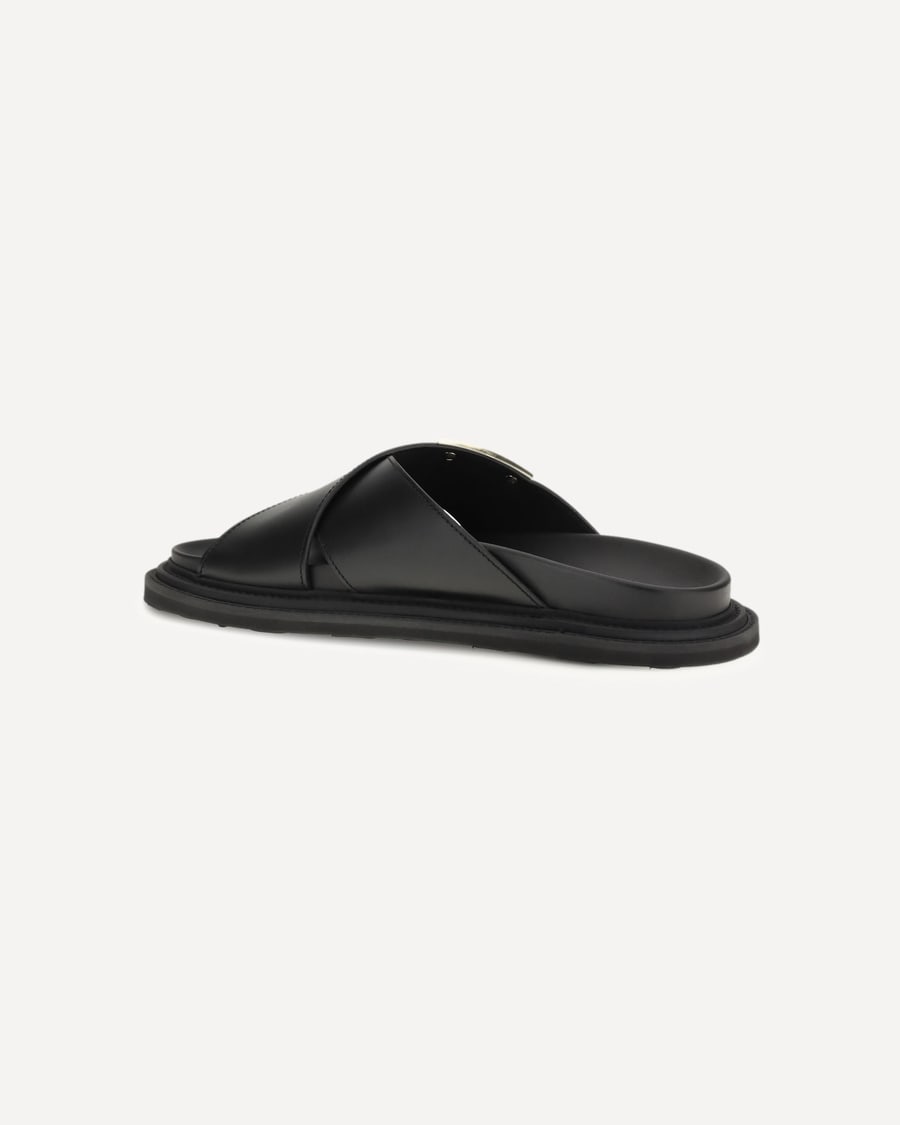 Moschino Leather Sandals, view 5