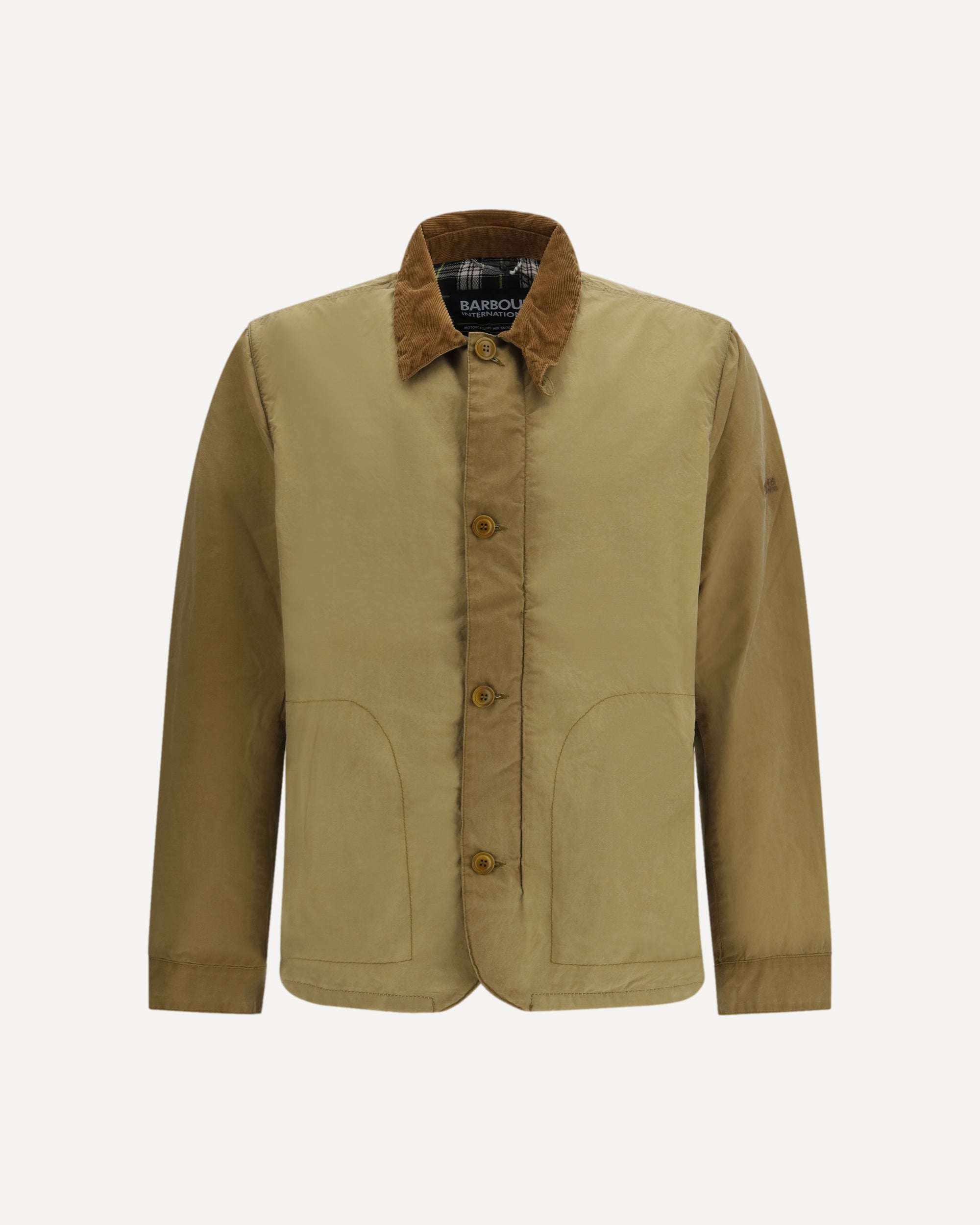 BARBOUR INTERNATIONAL Troon Washed waxed cotton Jacket