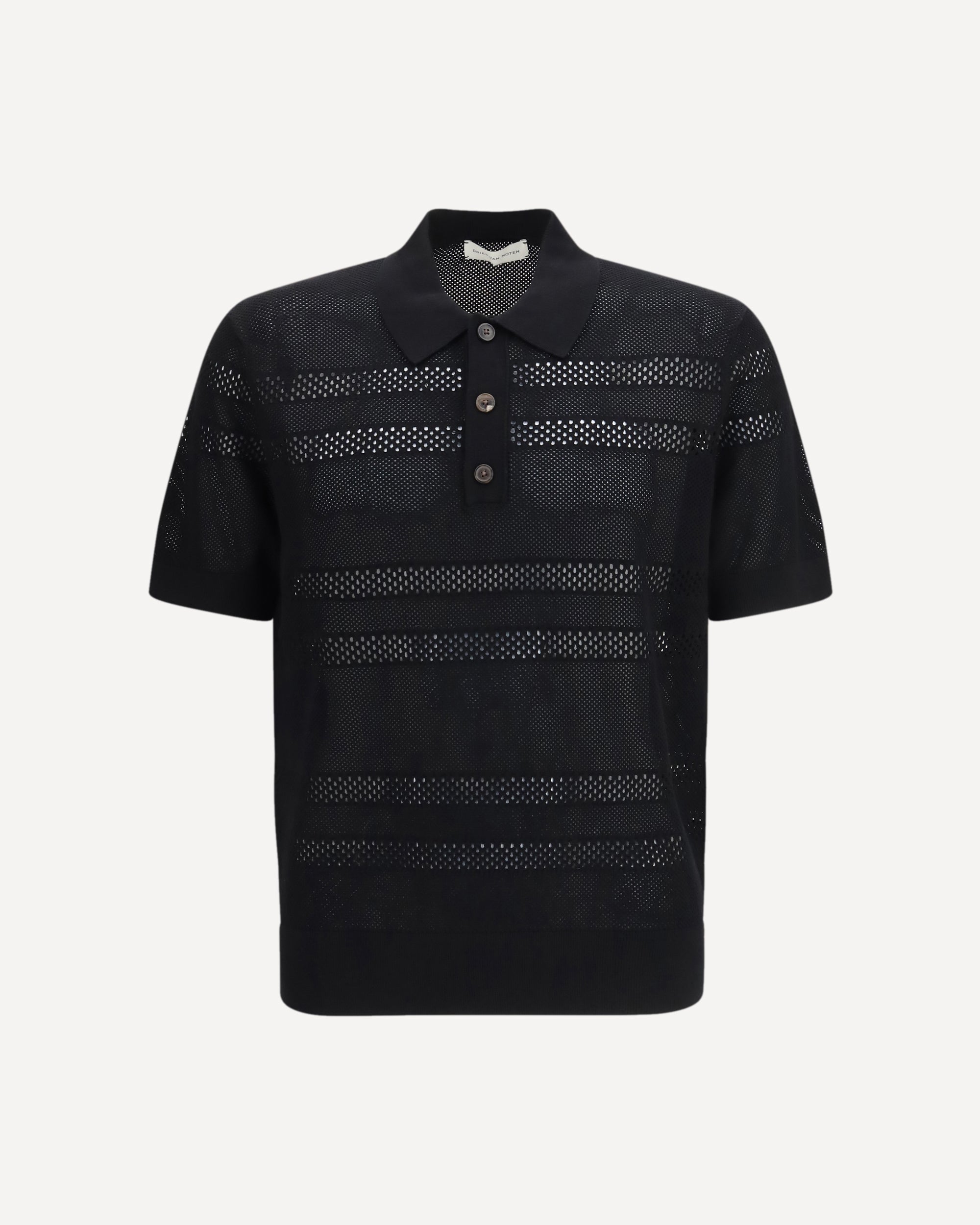 Dries Van Noten Mesh Polo Shirt