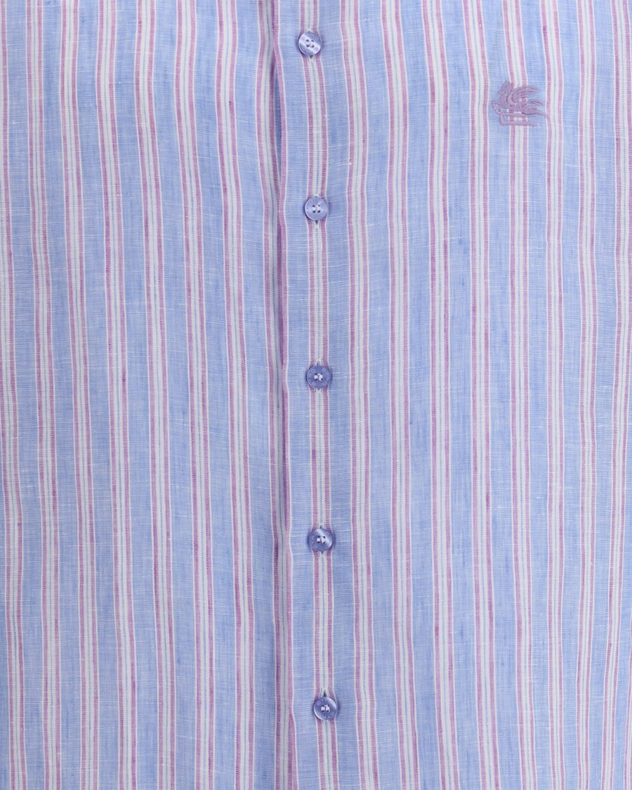 Etro Striped linen Shirt, view 5