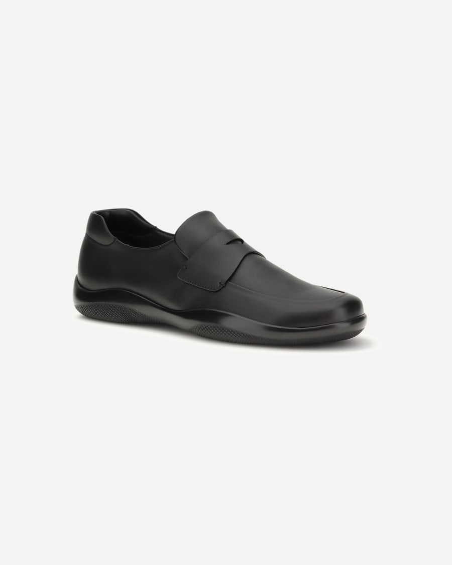 Prada Toblach leather Loafers, view 4
