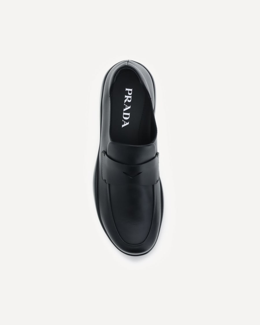 Prada Toblach leather Loafers, view 6