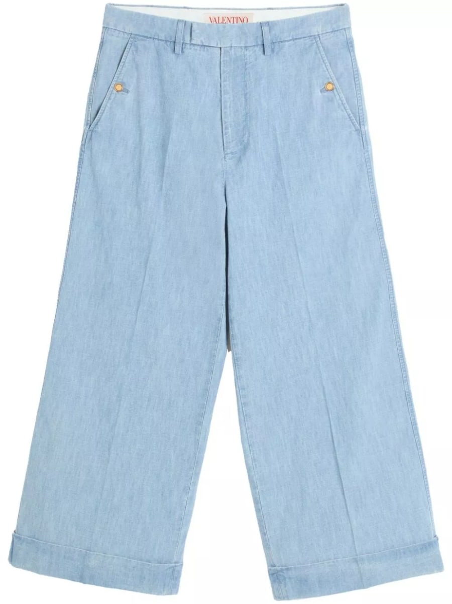 Valentino Jeans con risvolto