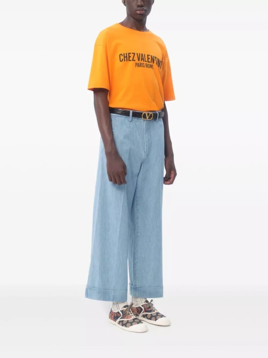 Valentino Jeans con risvolto, view 3