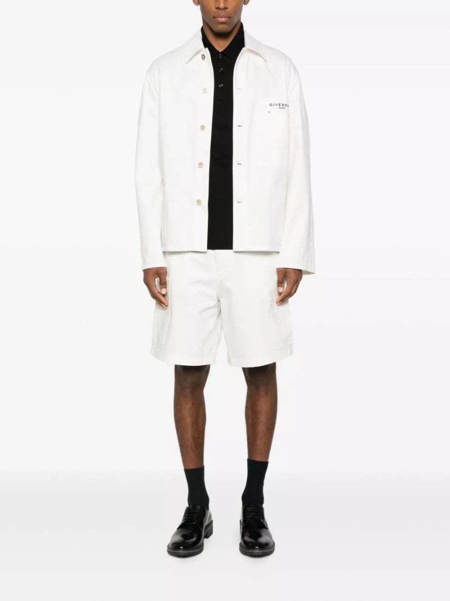 Givenchy Shorts cargo in denim, view 3