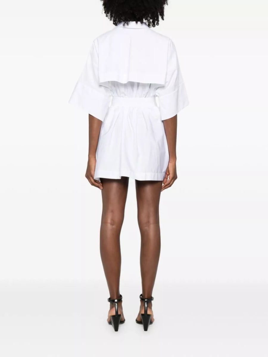 Givenchy Abito camicia corto in cotone, view 4