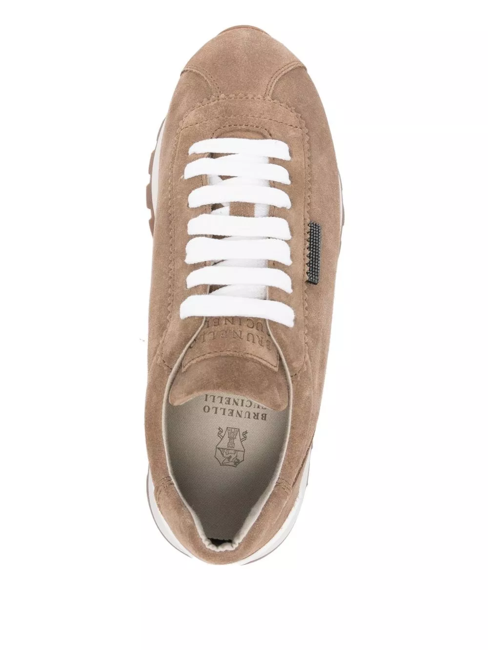 Brunello Cucinelli Sneakers in pelle, view 2