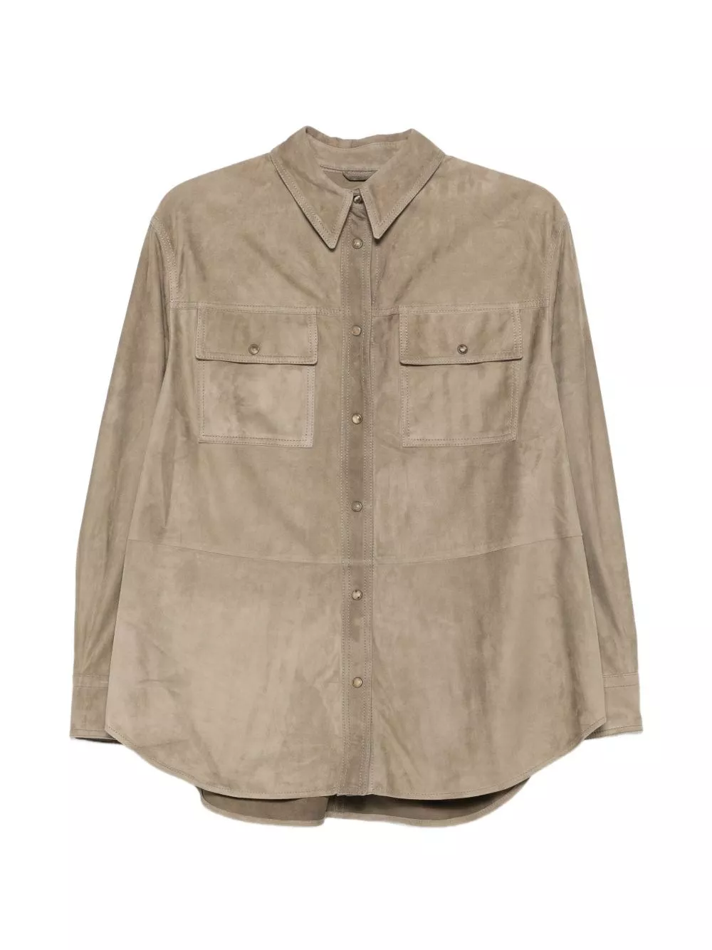 Brunello Cucinelli Camicia in pelle