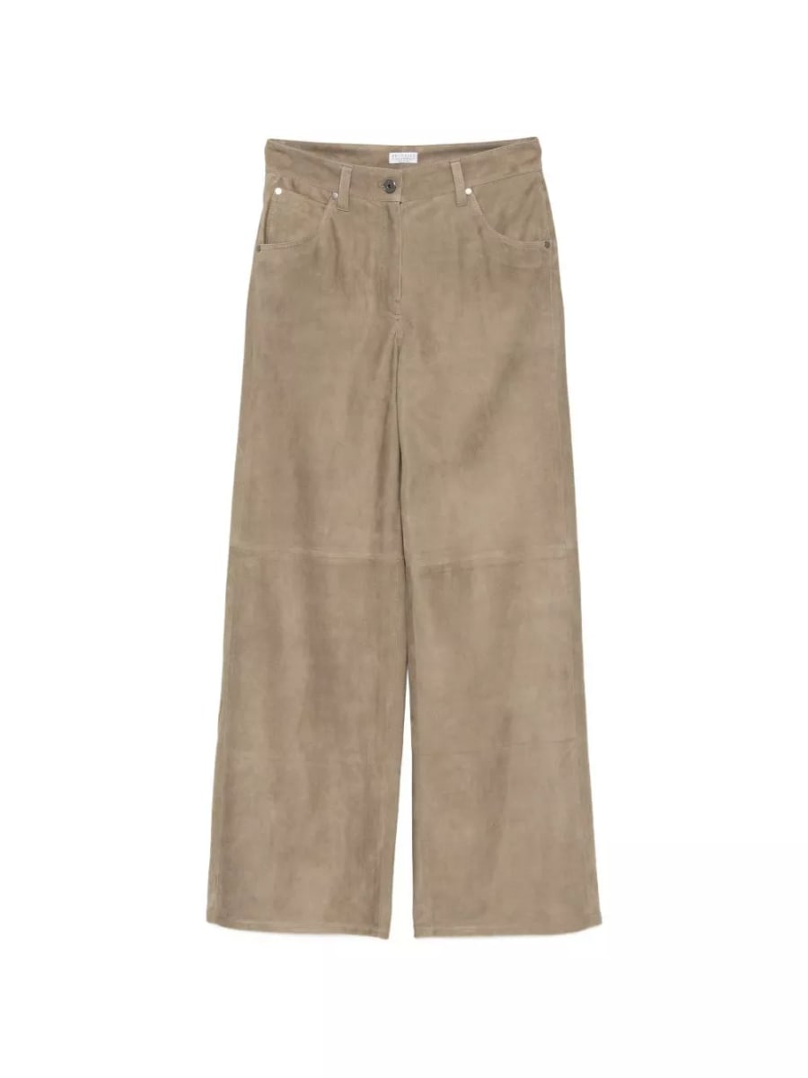 Brunello Cucinelli Pantaloni in pelle