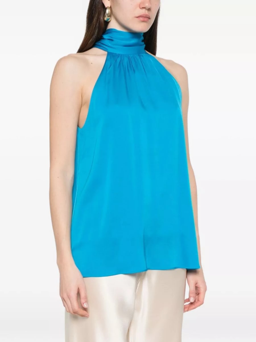 Silk95five Top in seta Villette, view 3