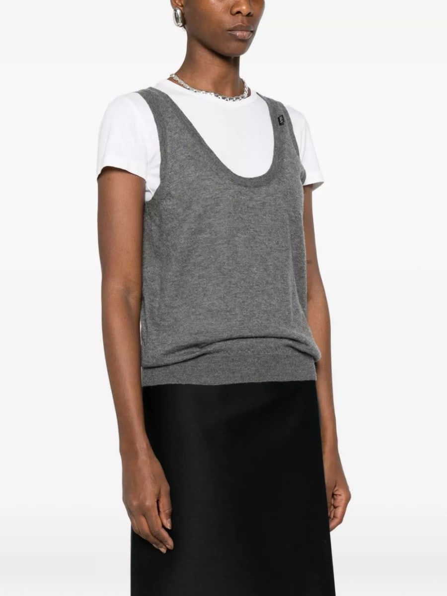 Prada Top in cashmere, view 3