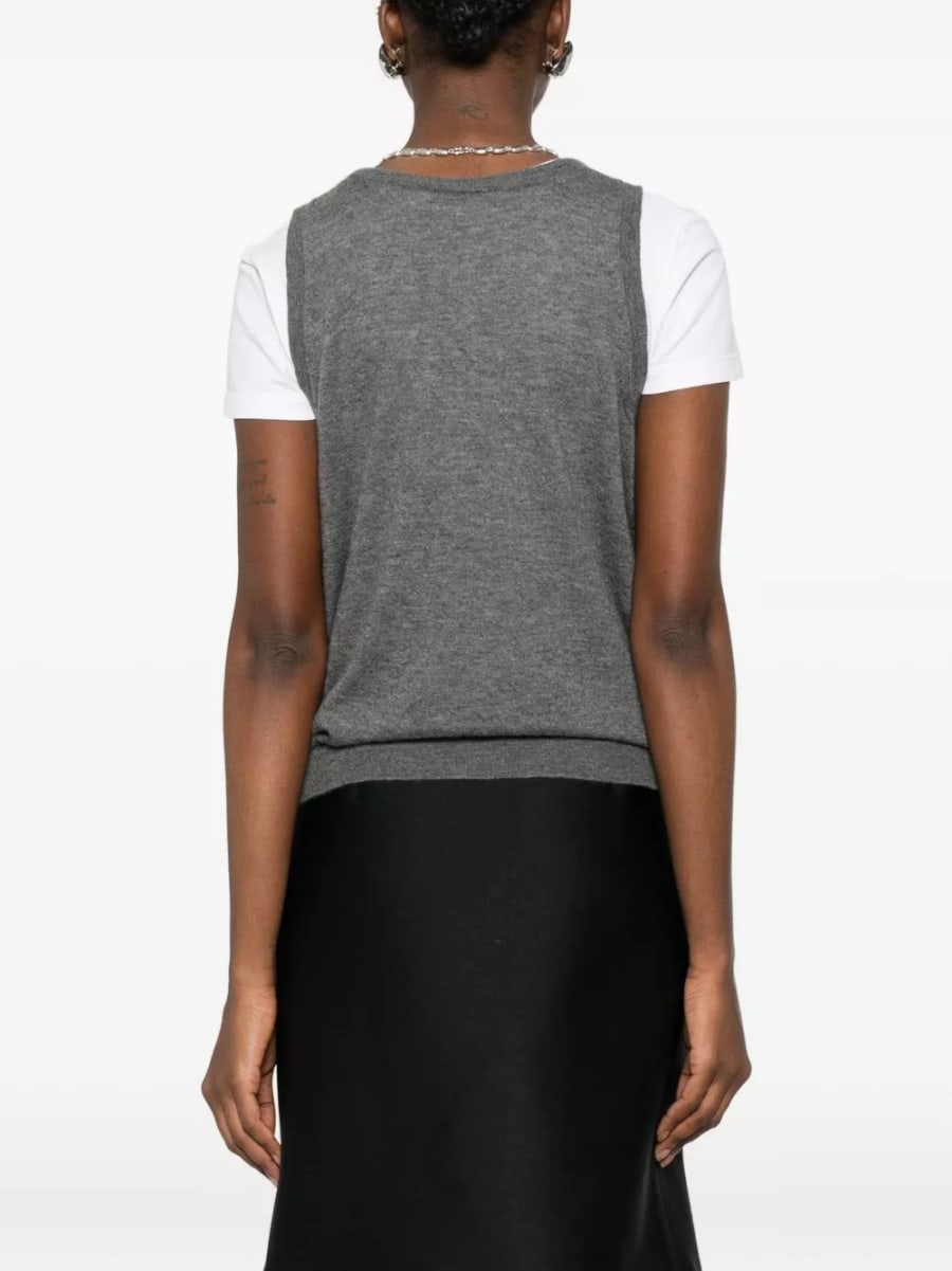 Prada Top in cashmere, view 4