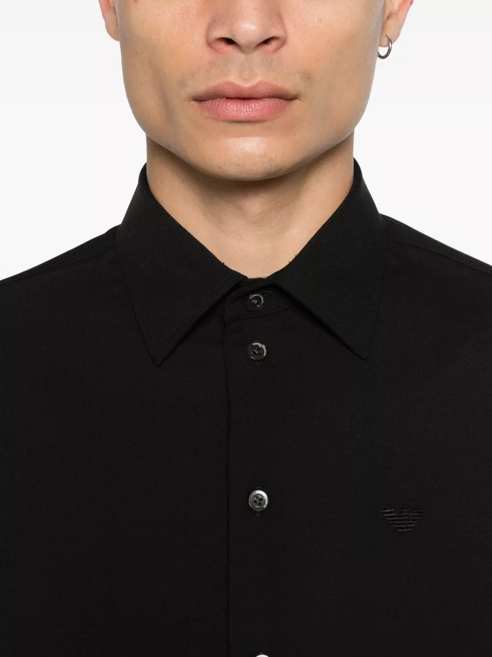 Emporio Armani Camicia in lana, view 2