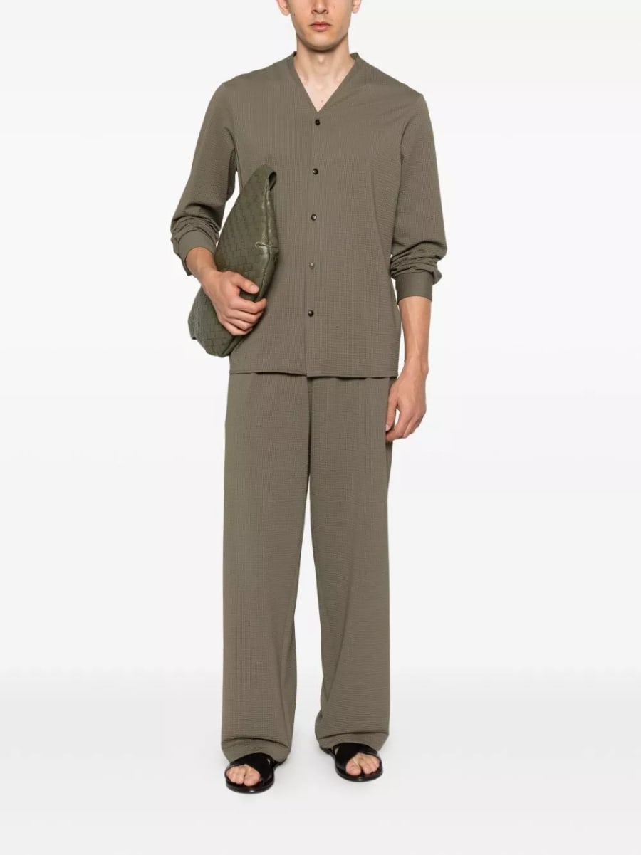 Emporio Armani camicia a V, view 5