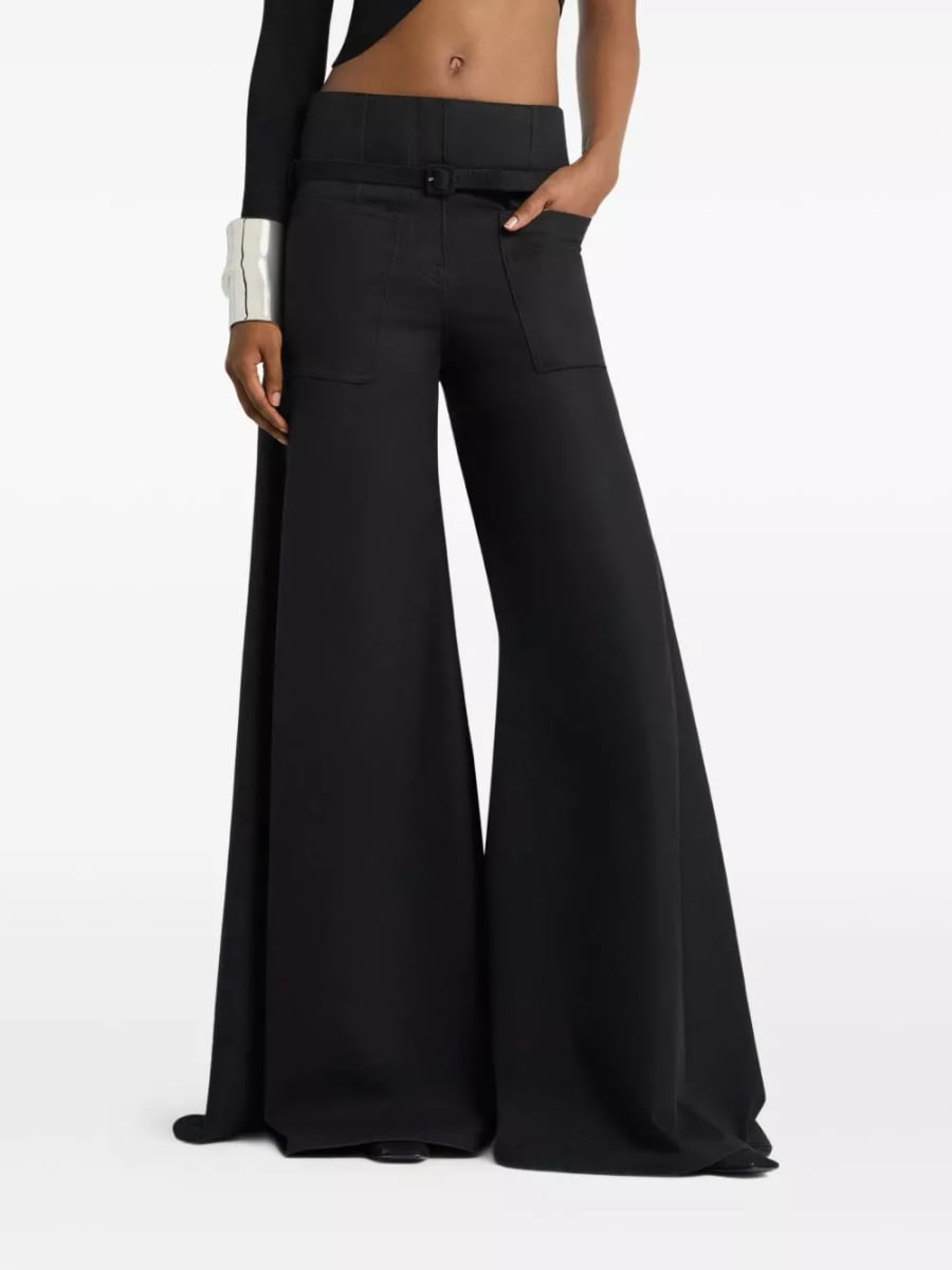 Courrèges Pantaloni in cotone, view 4
