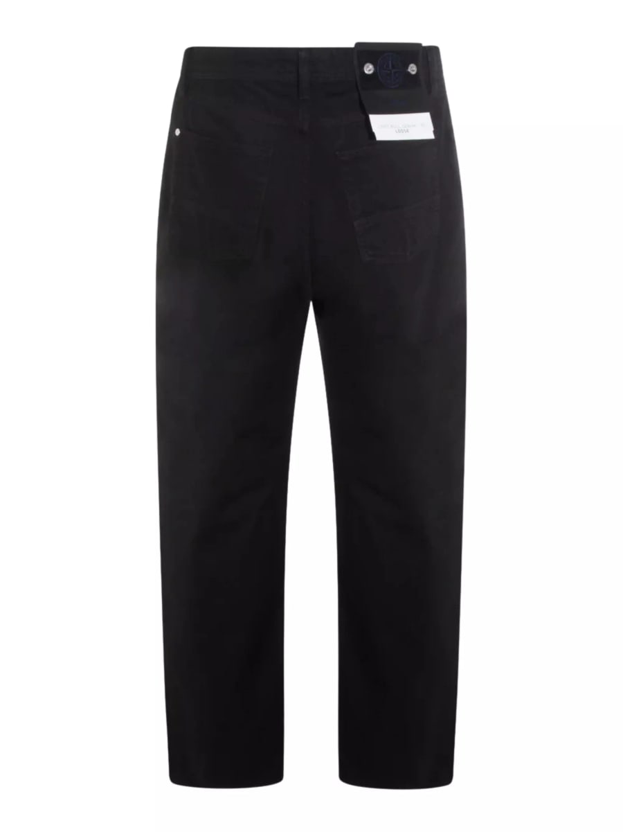 Stone Island Jeans con patch logo, view 2