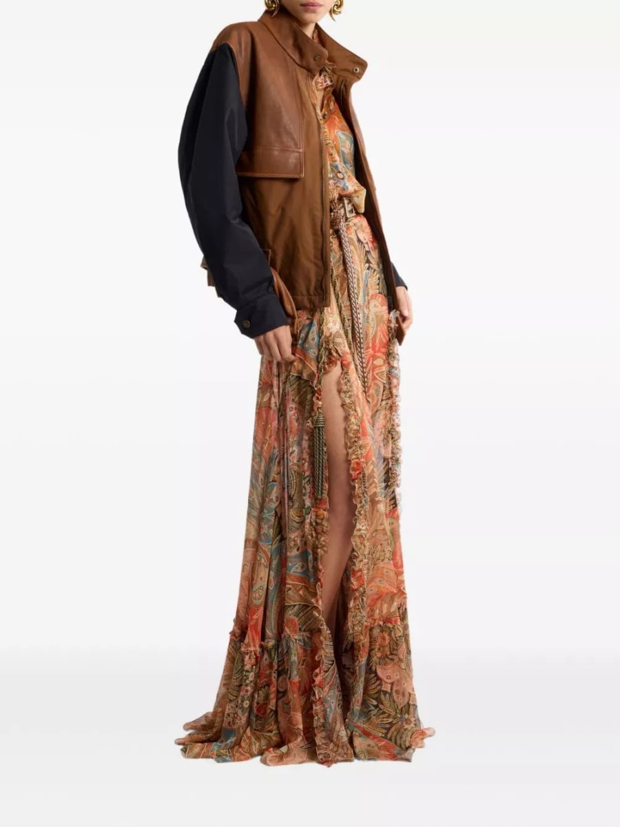 Etro Camicia in seta stampata, view 2
