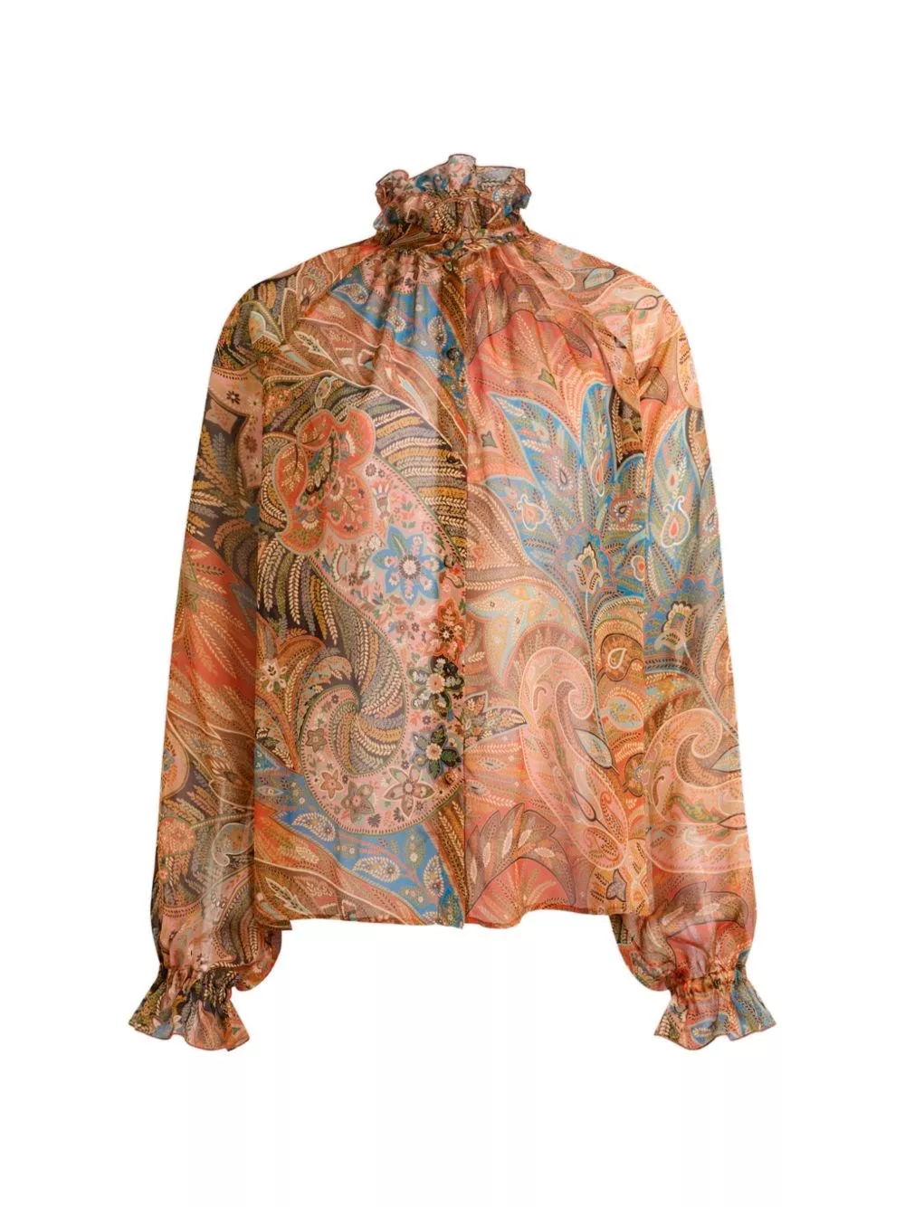 Etro Camicia in seta stampata