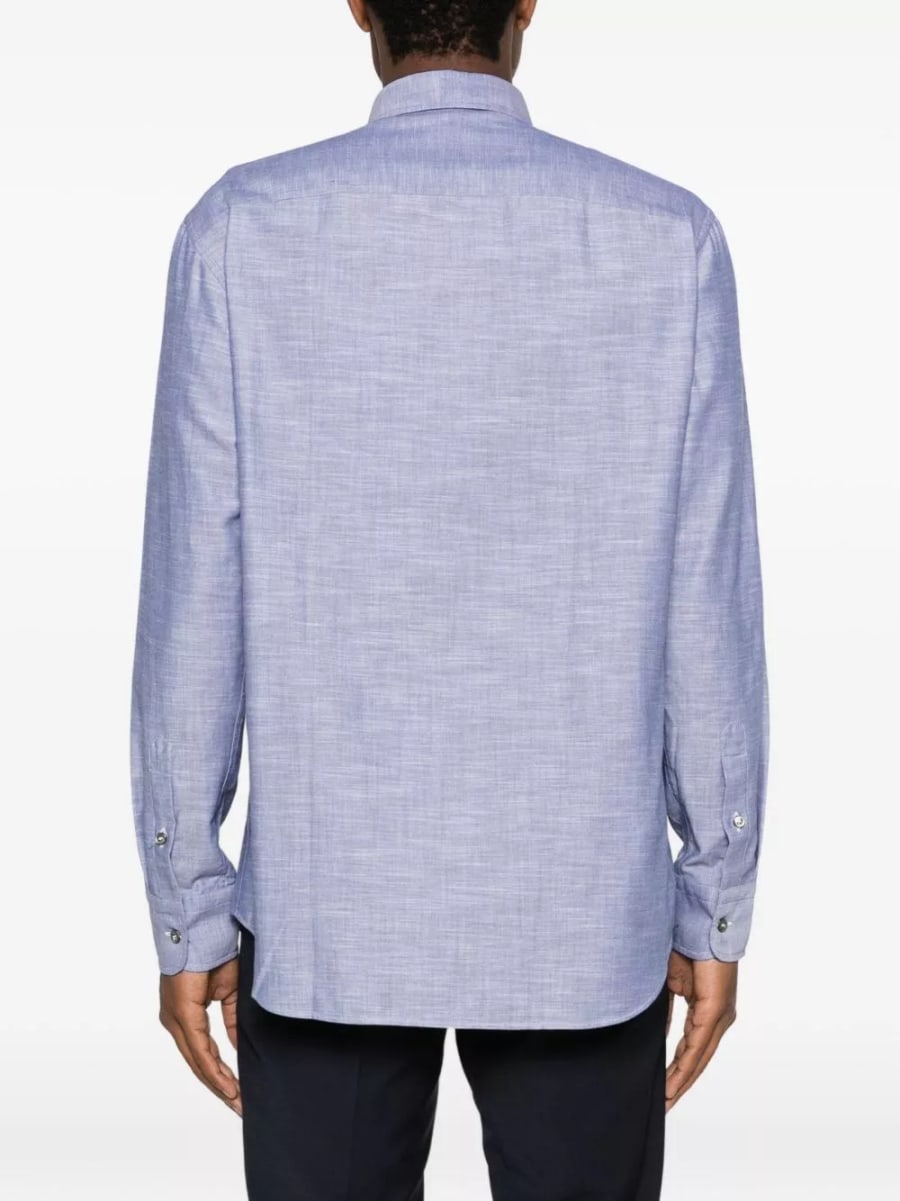 Brioni Camicia in cotone, view 4