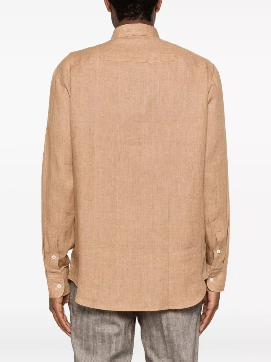 Brioni Camicia in lino, view 4