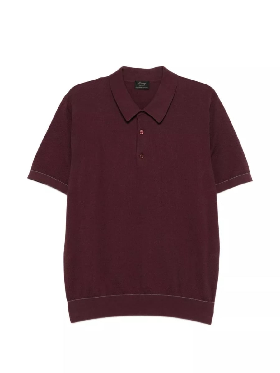 Brioni la polo in cotone