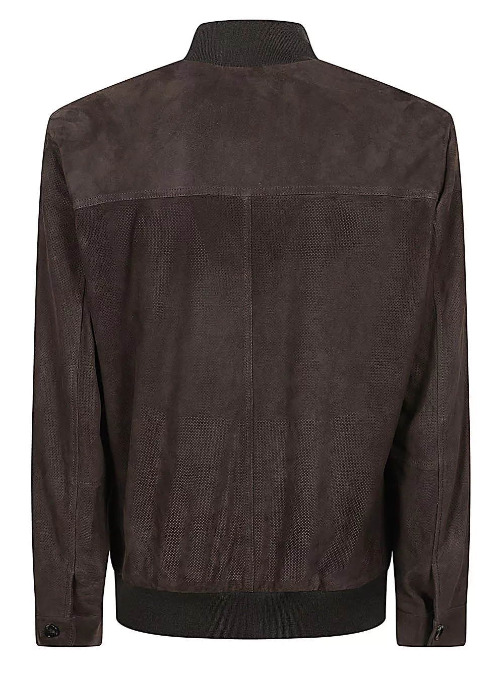 Brioni Giacca in pelle scamosciata, view 2