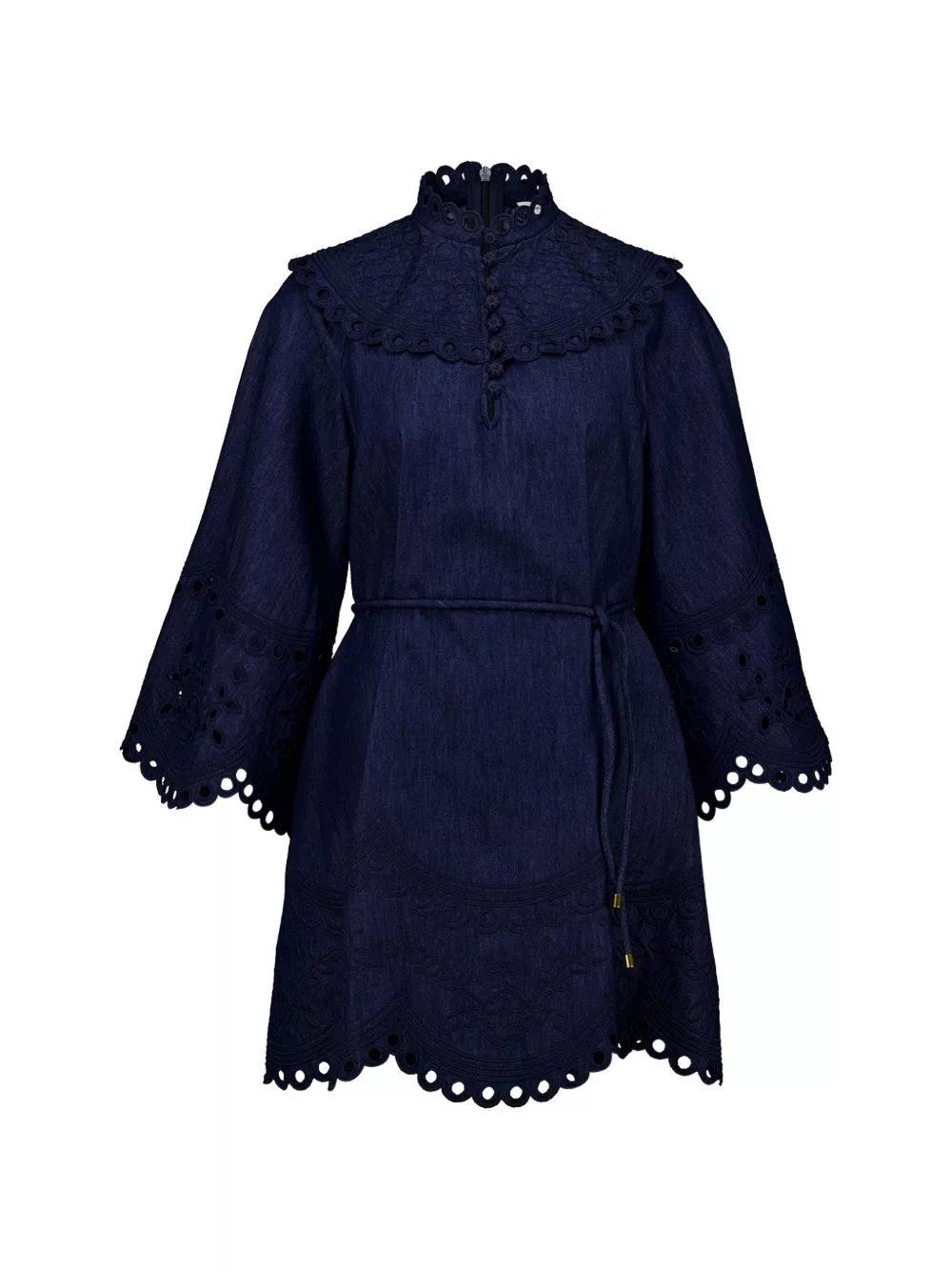 Zimmermann Abito mini in denim Mahon