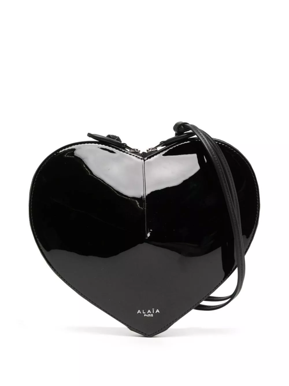 Alaïa Borsa a tracolla in pelle verniciata Le Coeur